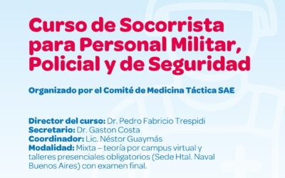 Curso de Socorrista para Personal Militar, Policial y de Seguridad