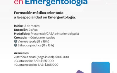 Programa de Formación en Emergentología 2026